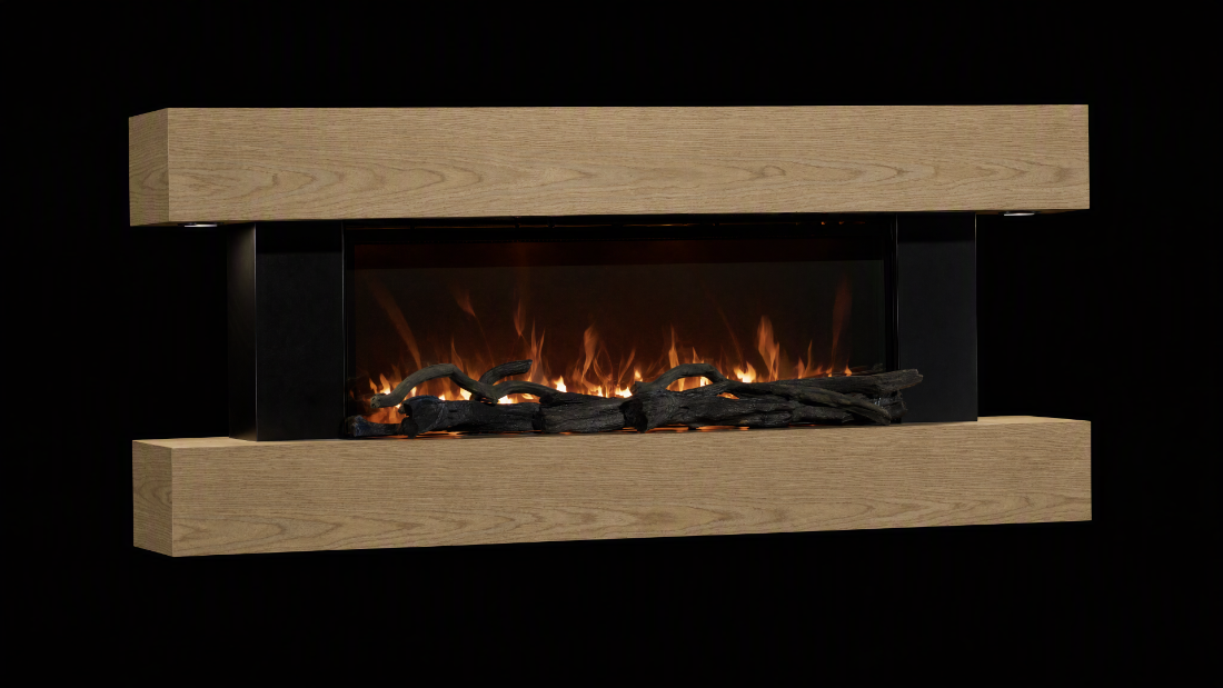 Oak suite fireplace